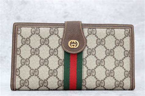 gucci large wallet|gucci original wallets.